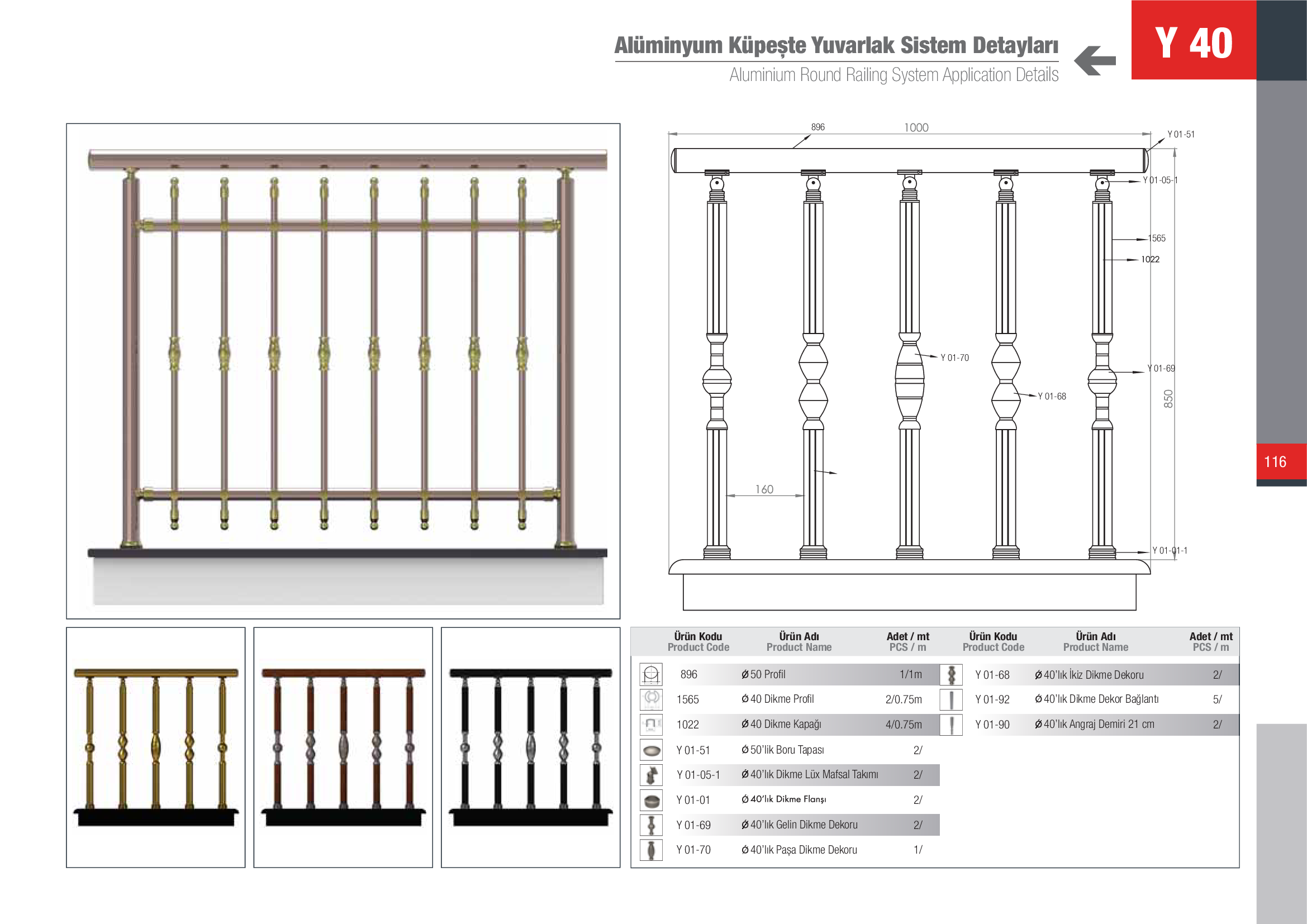 Küpeşte Oval Sistemleri 23
